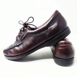 G.H. Bass Men’s Casual Leather Derby/Loafer LACE UP Shoes. Size 11 M Very SOFT